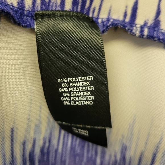 Kenneth Cole New York Striped top  blue Grey S - Picture 4 of 5